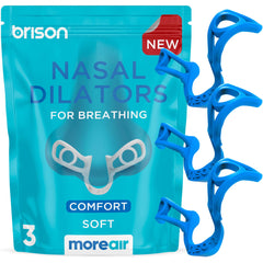 Brison nasal dilator soft for night use improves airflow for restful sleep
