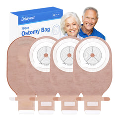 Brkiyom colostomy bag with one-piece closure, showing secure daily wear