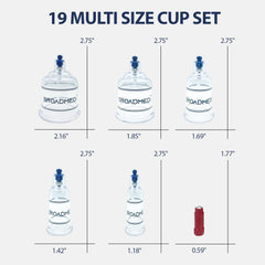 Broadmedi+ massage sticks for targeted relief after cupping