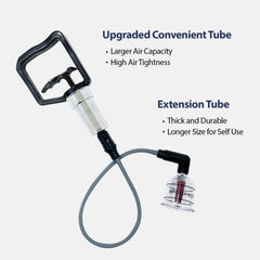 Broadmedi+ pumping handle provides easy vacuum for cup suction
