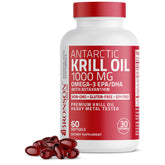 Bronson Antarctic Krill Oil bottle ready for daily supplementation on your shelf.