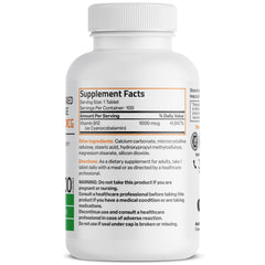 Bronson B12 bottle with label highlighting vegan and Non-GMO formula