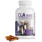 Bronson CLA 3000 bottle front view highlighting potency and weight management potential