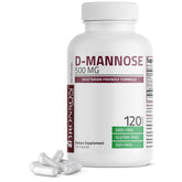 Bronson D-Mannose 500 mg capsule close-up for daily use