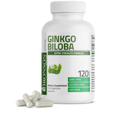 Bronson Ginkgo Biloba extra-strength bottle on desk suggesting daily focus support.