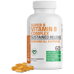 Bronson Super B Complex front bottle for daily wellness.