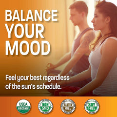 Bronson Vitamin D3 5000 IU bottle organic certification logo on label.