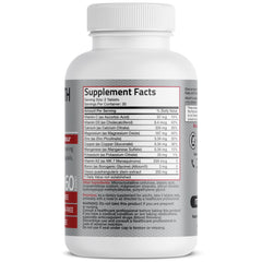 Bronson Vitamin K2 MK-7 200 mcg dosage highlights bone-supporting nutrients.