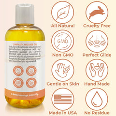 Brookethorne Naturals Lymphatic Oil dispense cap close-up for easy use