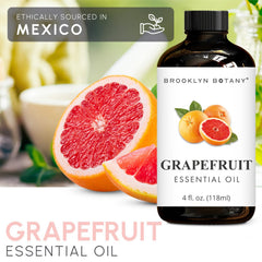 Grapefruit essential oil used in a diffuser for a refreshing aroma