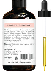 Brooklyn Botany amber glass bottle protects purity and potency during use.