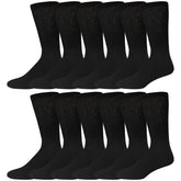 Brooklyn Socks diabetic crew sock front view shows everyday comfort for larger feet