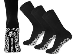 Brooklyn Socks non skid diabetic crew socks with gripper bottom for safer footing on smooth floors