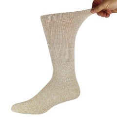 Brooklyn Socks reinforced heel detail enhances durability for daily wear.