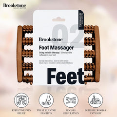 Brookstone anti-slip base keeps the massager stable during sessions