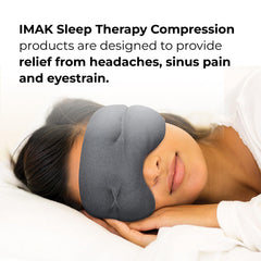 Brownmed IMAK Eye Pillow light blocking breathable cotton for deep rest