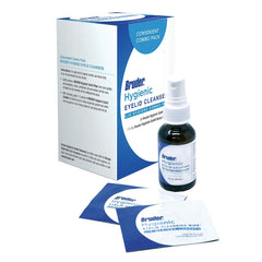 Bruder eyelid cleansers value pack wipes shown for gentle daily hygiene.