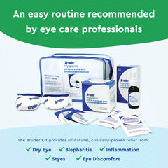 Bruder Hygienic Eyelid Solution Spray for easy lid cleansing routine