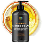 Bruizex lymphatic massage oil bottle for post-workout drainage and smoother skin.