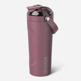 BrüMate MultiShaker Rose Taupe with BevLock lid closed for spill-proof use.