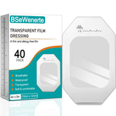 BSeWenerte transparent film dressing 40-pack for clear wound protection and easy observation.