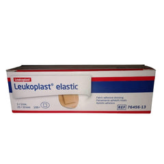 BSN Medical Leukoplast oval bandages in a box of 100 for versatile wound care.