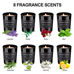 Bszatan 3oz soy candle with lead-free wick for clean burn.