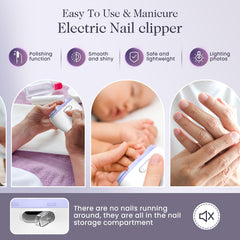 Bubbacare 2-in-1 nail grinder with two speeds for different nails