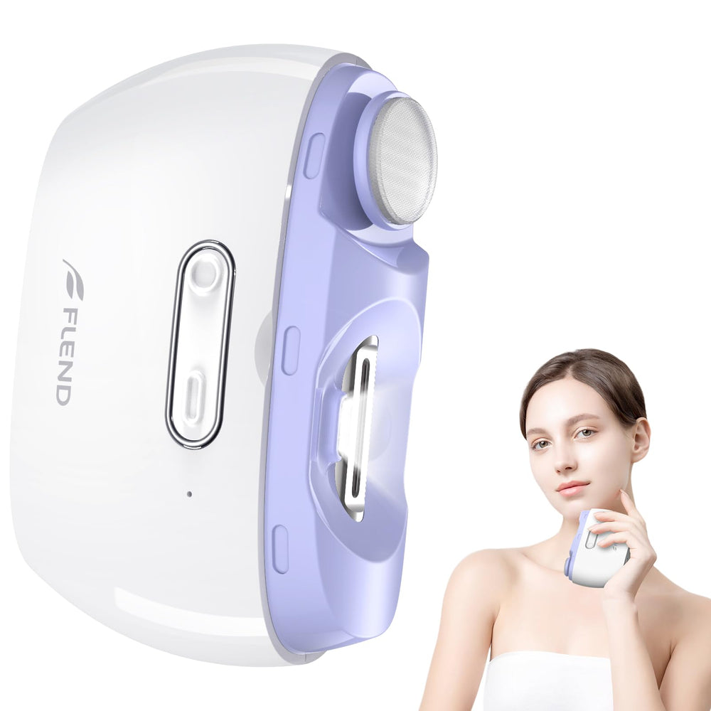 Bubbacare electric nail clipper front view with LED light for precise trims