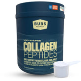 BUBS Naturals Collagen Peptides powder unflavored poured for easy mixing in beverages
