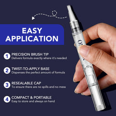 BUCAOAGU precision pen applicator demonstrates controlled application for focused fungal care.