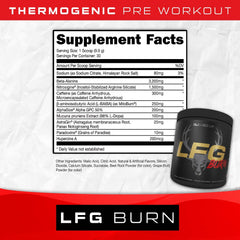 Bucked Up LFG berry scoop for quick, precise pre-workout serving.