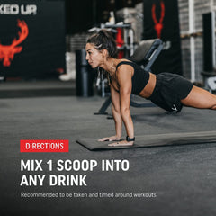 Bucked Up Six Point Creatine ingredient graphic highlights diverse forms for training support