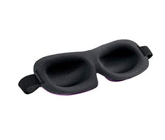 Bucky navy eye mask close-up fabric, soft interlock for all-night wear