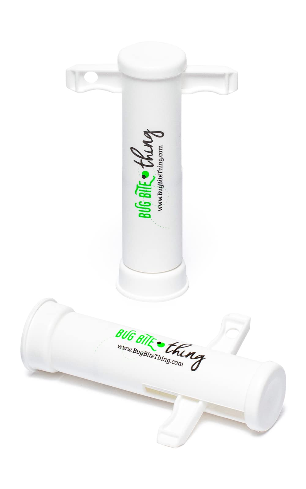 BUG BITE THING suction tool two-pack white close-up for quick bite relief.