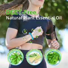 BuggyBands geraniol lemongrass citronella formula provides natural scent during outdoor activities
