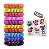 BuggyBands mosquito bracelets 20-pack for outdoor protection and easy wear