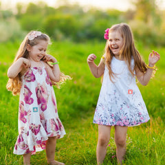 BuggyBands mosquito bracelets six-pack worn by child, lightweight and skin-friendly.