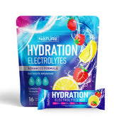 Built by Nature electrolytes stick strawberry lemonade front view for on-the-go hydration