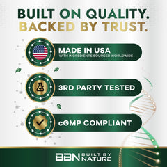 Built By Nature Magnesium Glycinate supports heart and nerve health in daily use
