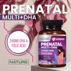 Built by Nature Prenatal bottle and label emphasizing comprehensive vitamin profile.