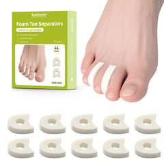 Bukihome 44-pack foam toe separators for daily comfort and alignment.