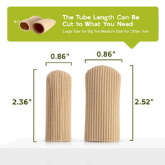 Bukihome large toe protector shown from the side view on toe