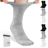Bulinlulu diabetic socks with ankle-unrestrained top for comfortable, unrestricted movement