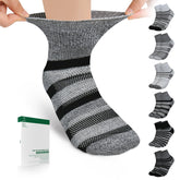 Bulinlulu diabetic socks with ankle-wide top for a comfortable, non-binding fit.
