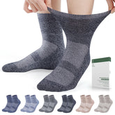 Bulinlulu diabetic socks in a dark color, showcasing non-binding comfort for daily wear.