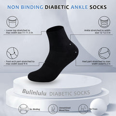 Bulinlulu diabetic socks hand-linked seamless toe for irritation-free wear.
