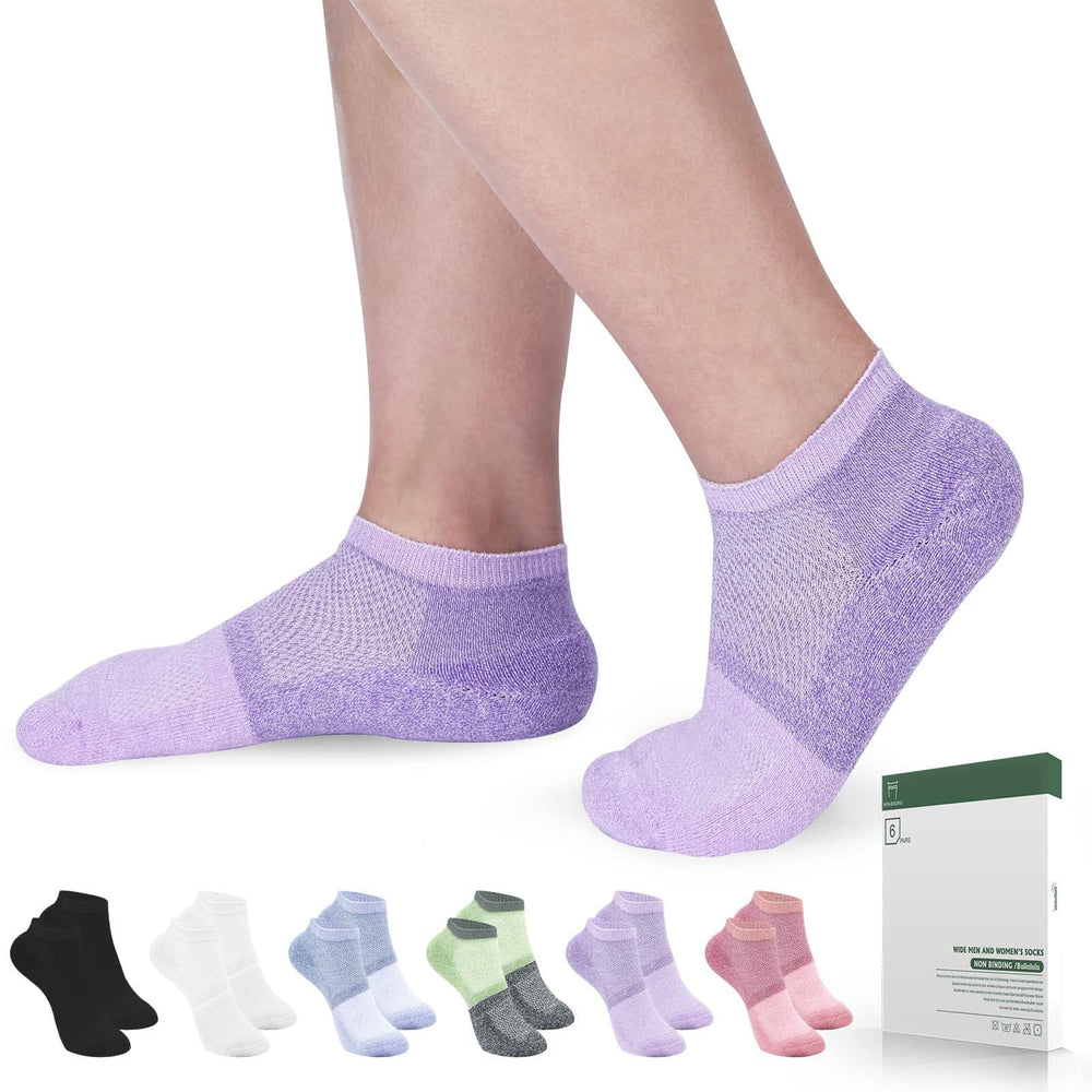 Bulinlulu diabetic socks low-cut seamless design for day-to-day comfort and reduced irritation.
