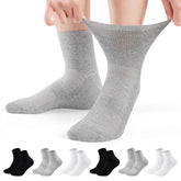 Bulinlulu diabetic socks with a non-binding ankle for all-day comfort.