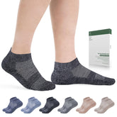 Bulinlulu diabetic socks pack in multi-color view offering all-day comfort